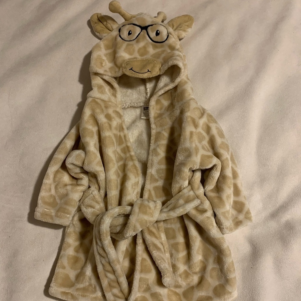 HB Giraffe Baby Housecoat Size 0-9months Like New​​​​​​​​​